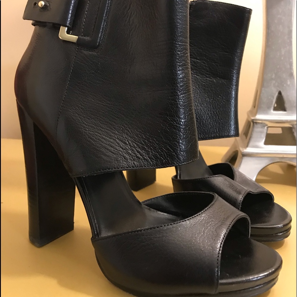 Open toe heels